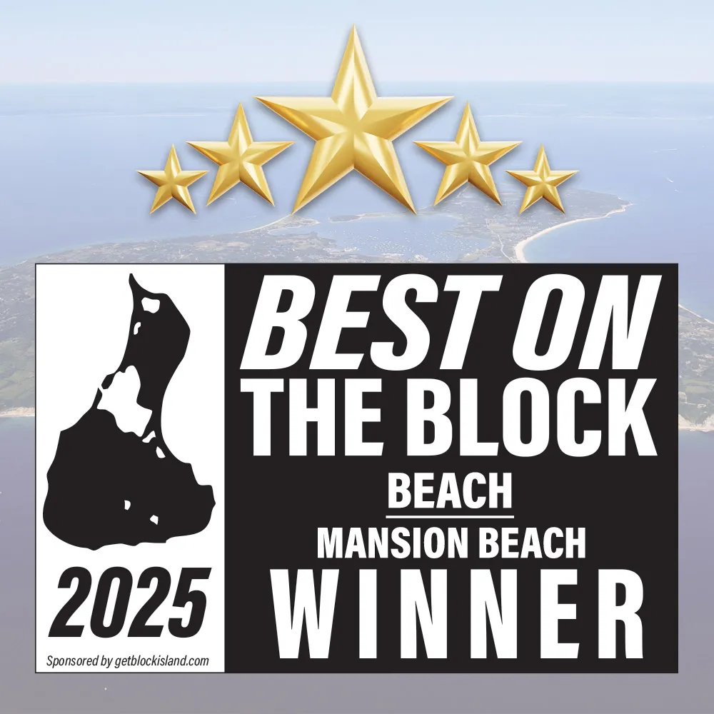 Best on the Block 2025 winner badge: Best Beach, Mansion Beach