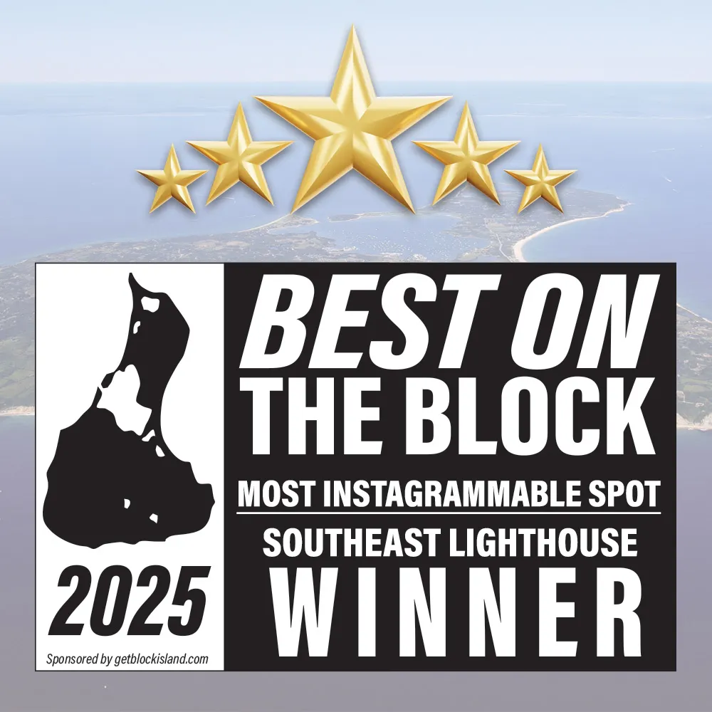 Best on the Block 2025 winner badge: Most Instagrammable Spot, Southeast Lighthouse