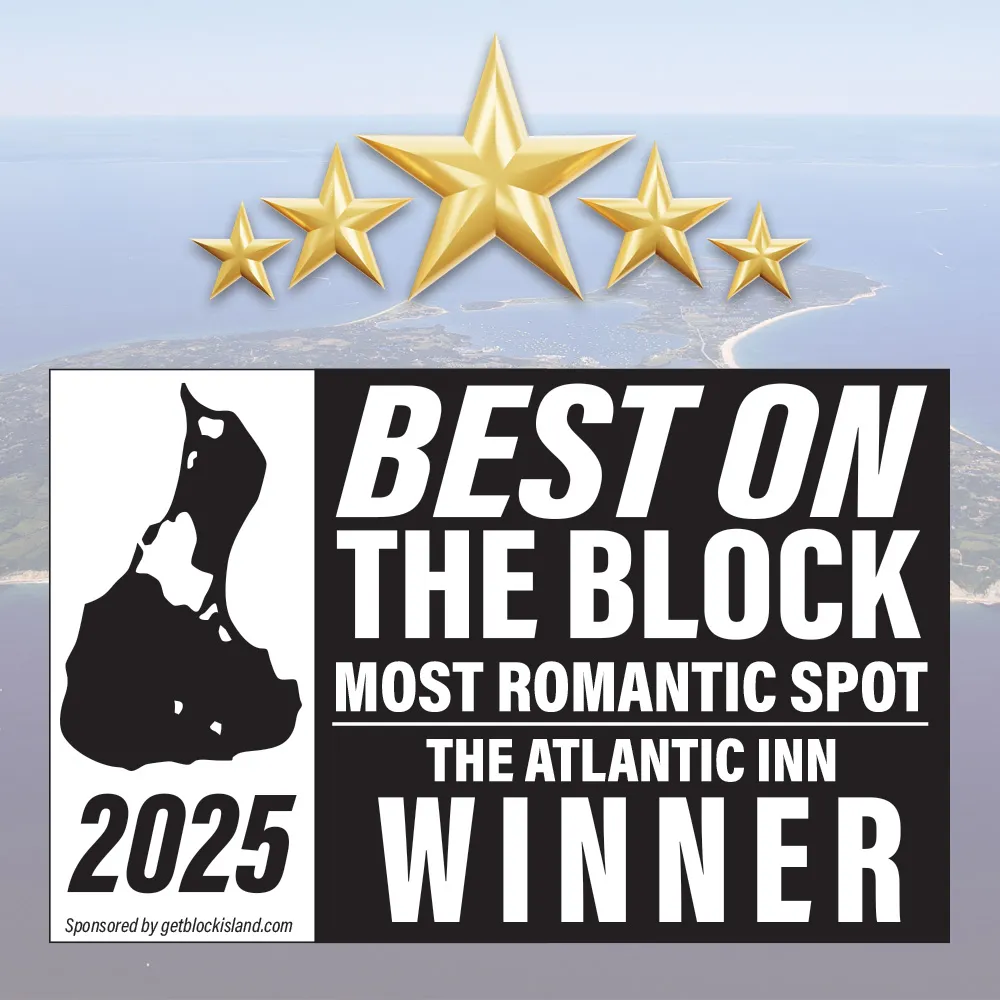 Best on the Block 2025 winner badge: Most Romantic Spot, The Atlantic Inn
